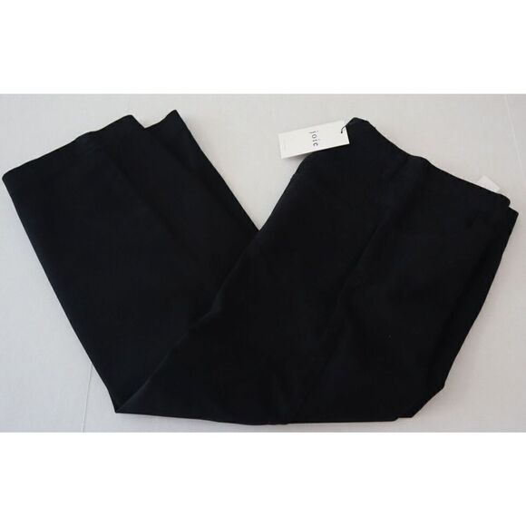 Joie B2294F09195 Women's Sz 8/MD Caviar Black Lierre Wide-Leg Cropped Pants $228 - Picture 14 of 15
